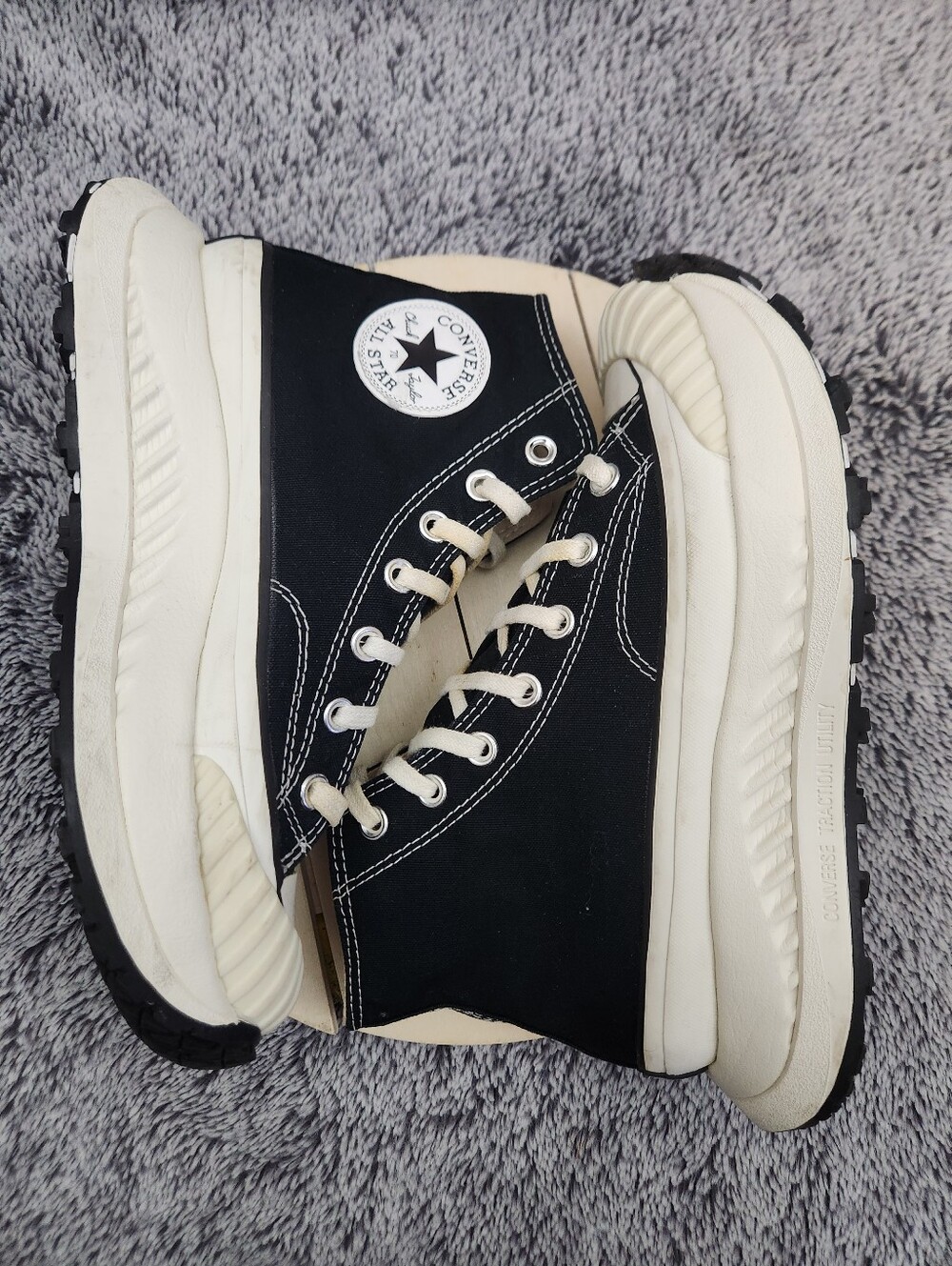 Converse Chuck 70 AT-CX High Black White Shoes Women's Size 7.5 - Picture 6 of 9